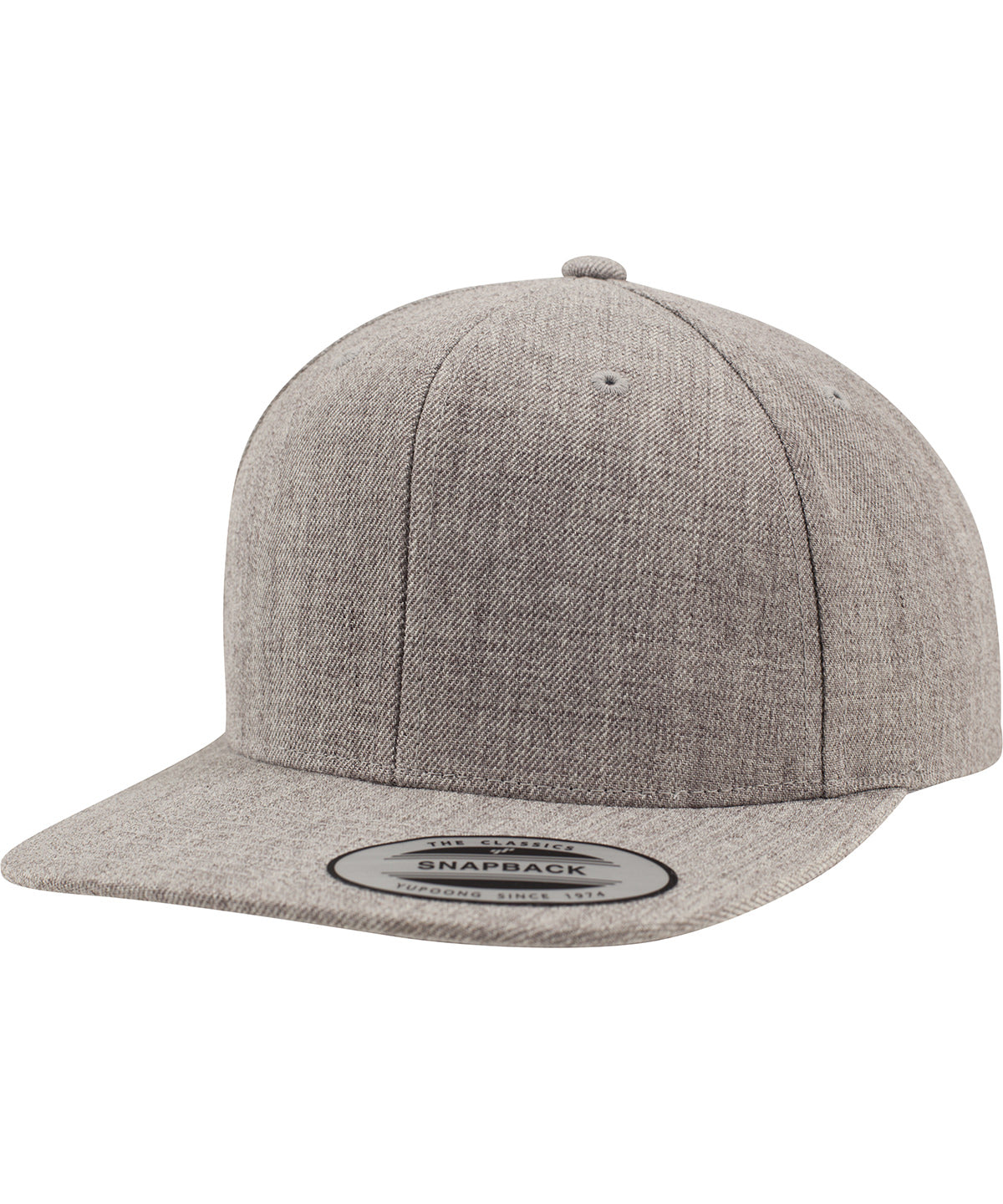 The classic snapback (6089M) | heather/heather
