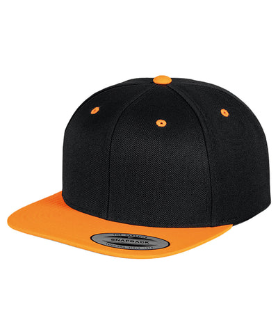 The classic snapback 2-tone  (6089MT) | black/neon orange