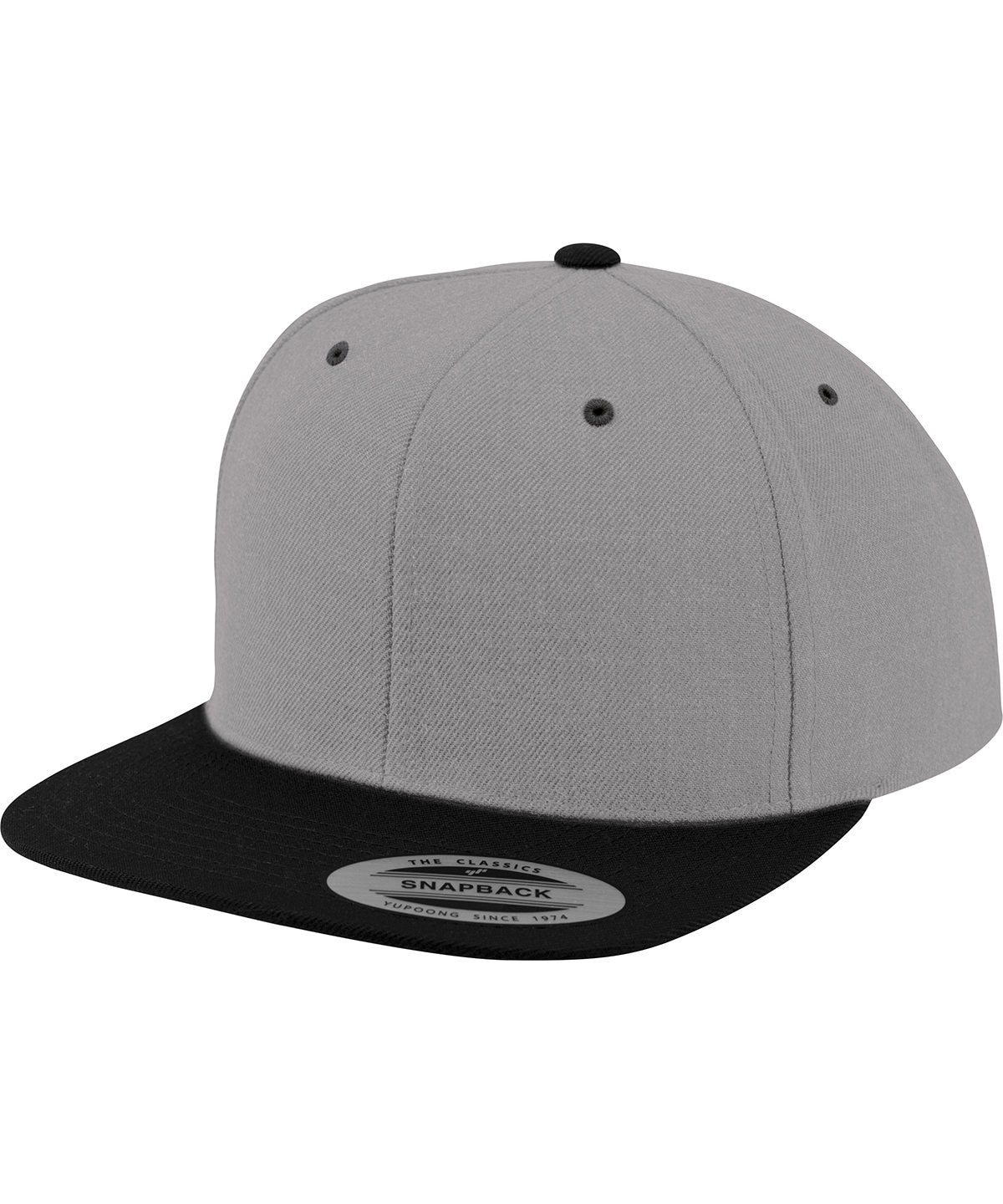 The classic snapback 2-tone  (6089MT) | heather/black