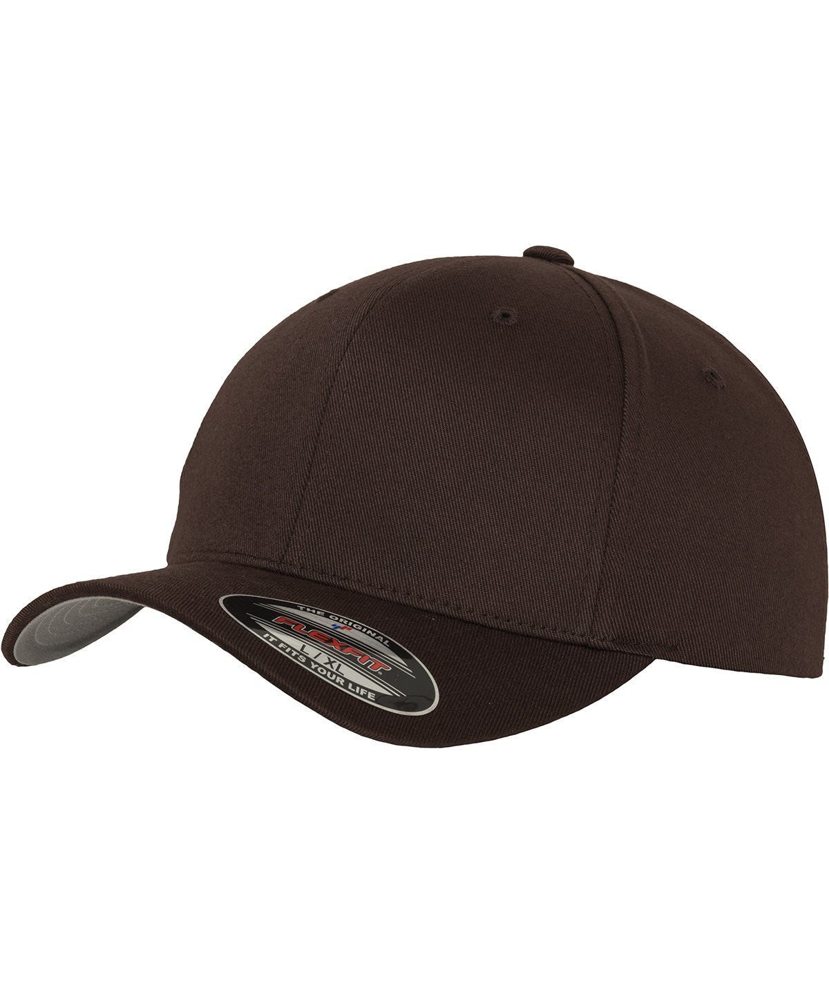 Flexfit fitted baseball cap (6277) | brown