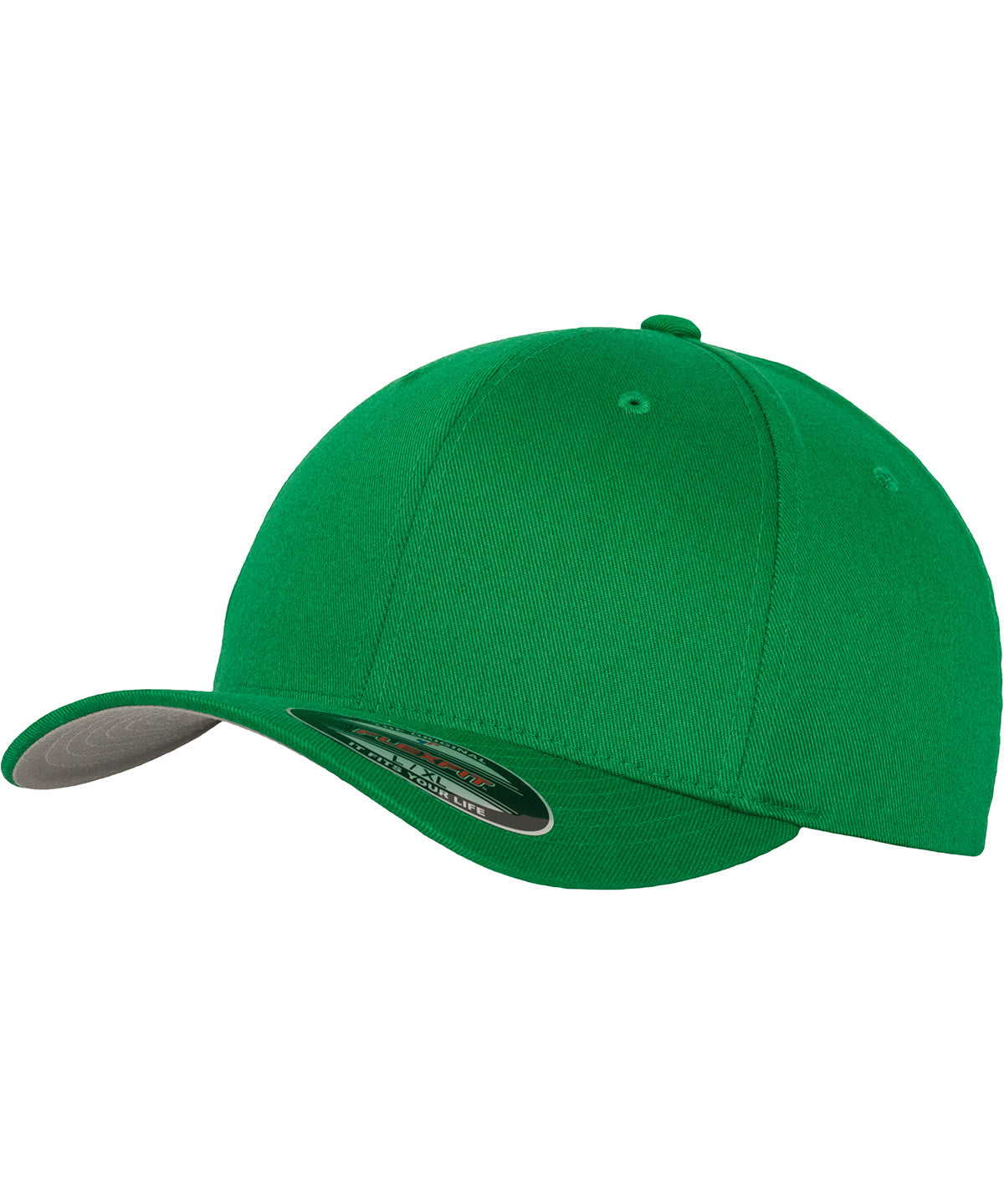 Flexfit fitted baseball cap (6277) | pepper green