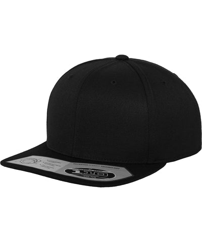 110 fitted snapback (110) | black