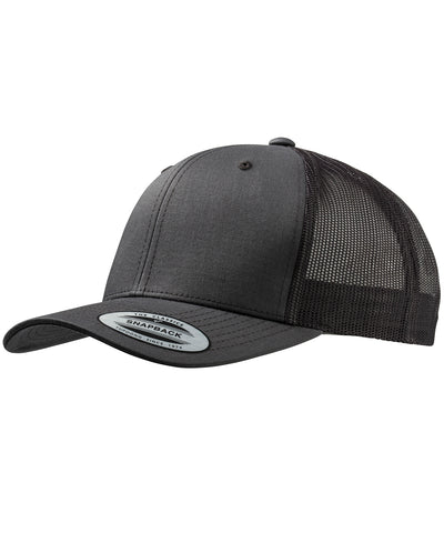 Retro trucker cap (6606) | dark grey/dark grey