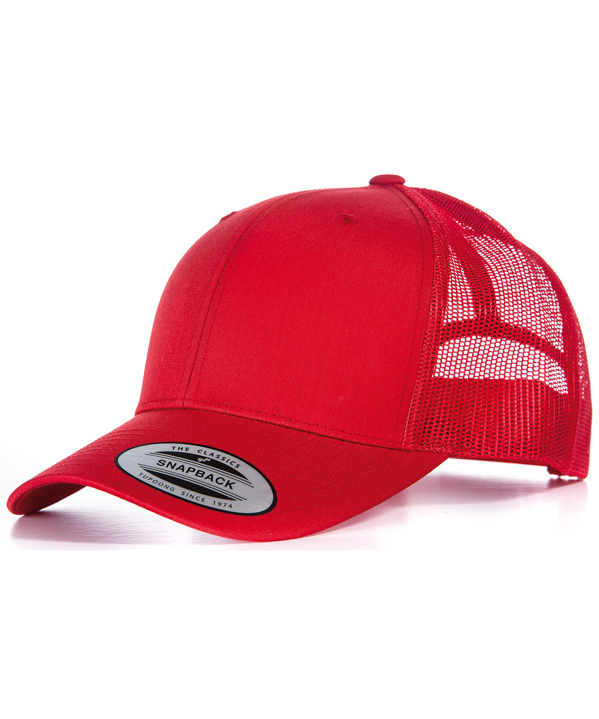 Retro trucker cap (6606) | red/red