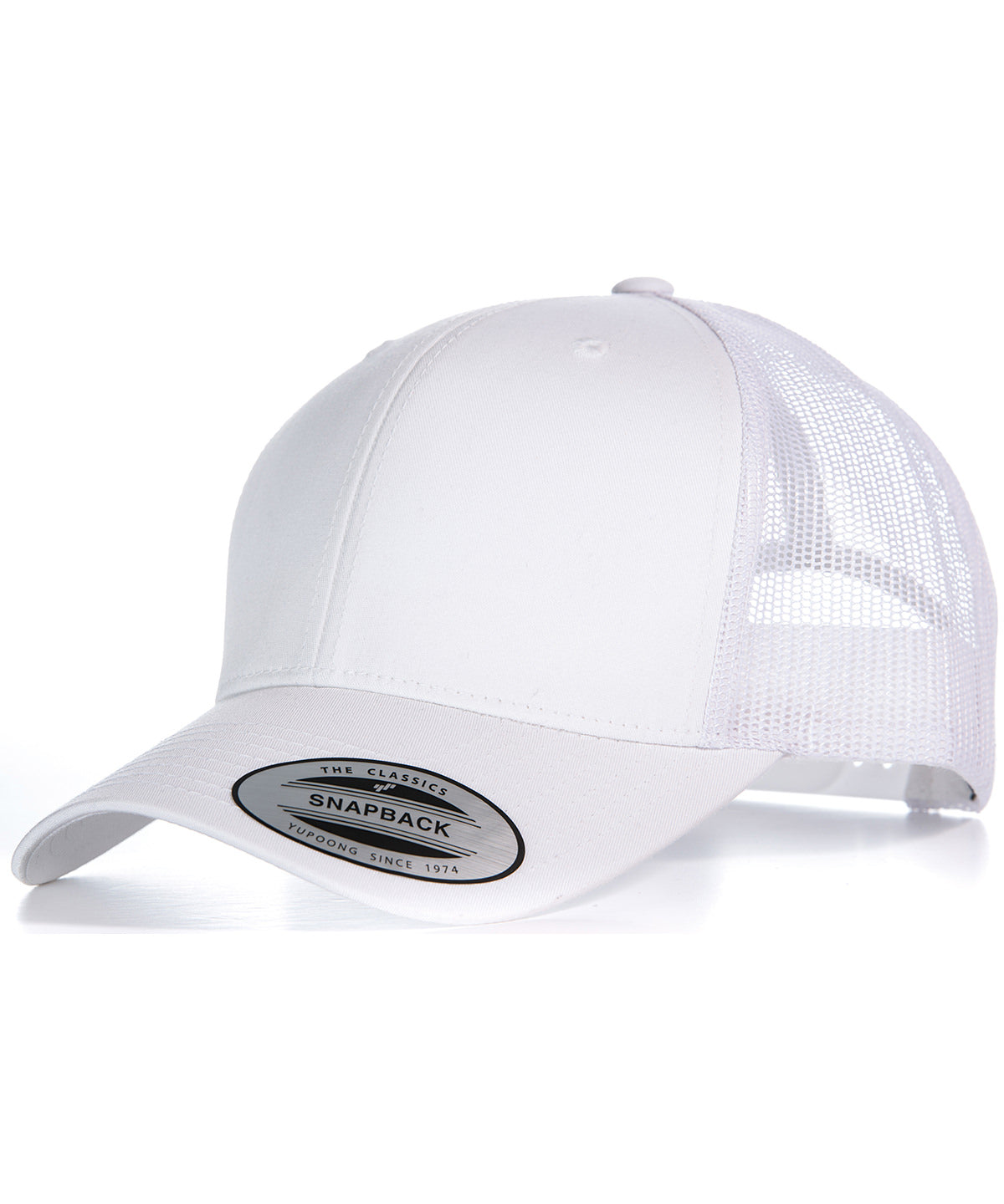 Retro trucker cap (6606) | white/white