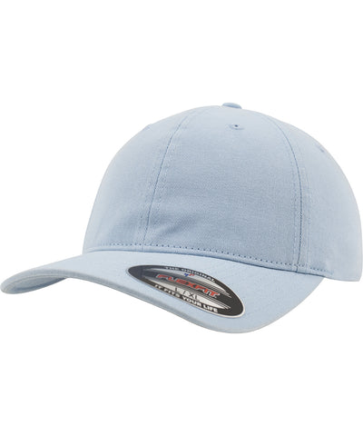 Flexfit garment washed cotton dad hat (6997) | light blue