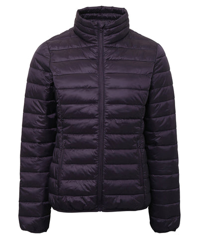 Womens terrain padded jacket | aubergine