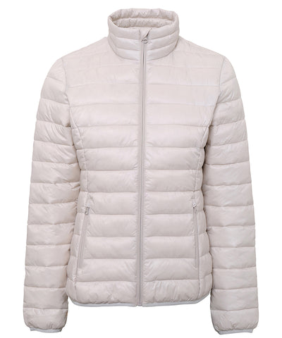 Womens terrain padded jacket | oyster white