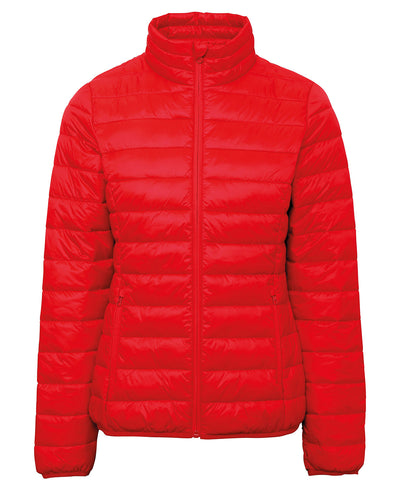 Womens terrain padded jacket | red