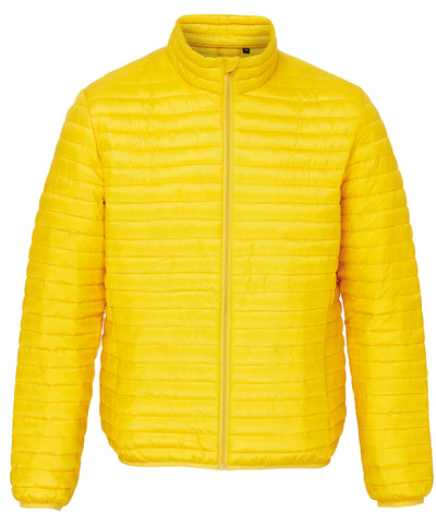 Tribe fineline padded jacket | bright yellow