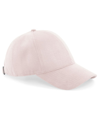 Faux suede 6-panel cap | dusky pink