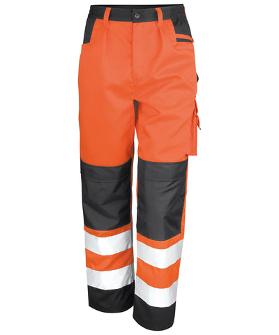 Safety cargo trousers | orange