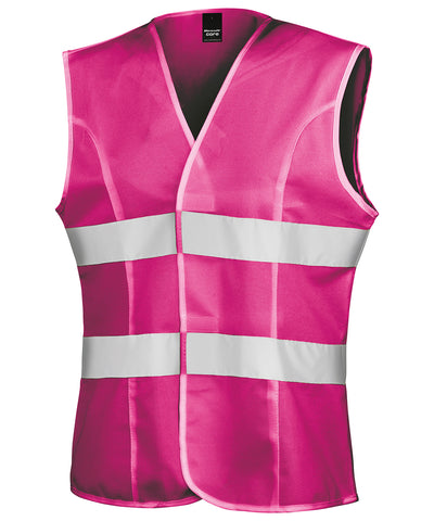 Womens high-viz tabard | fluorescent pink