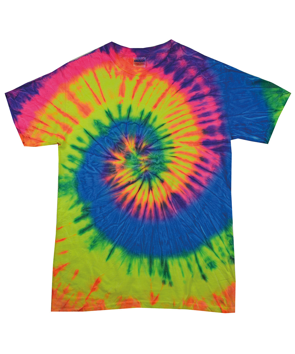 Tie-dye shirt | neon rainbow