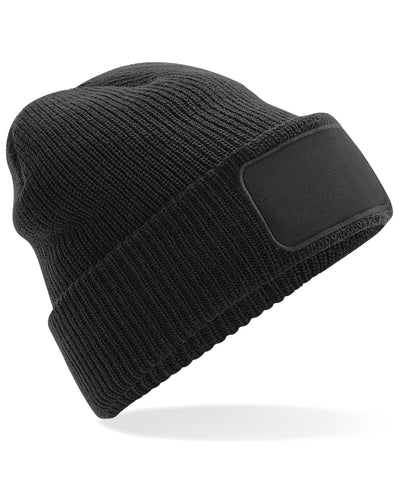 Thinsulate patch beanie | black