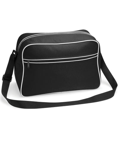 Retro shoulder bag | black/white