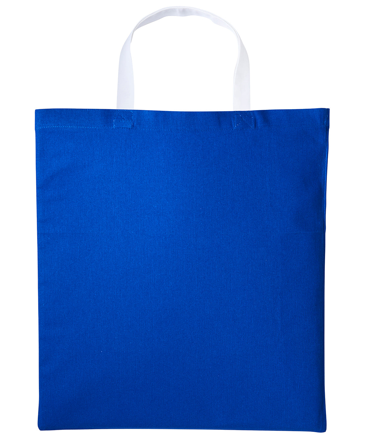 Varsity cotton shopper short handle | royal/white