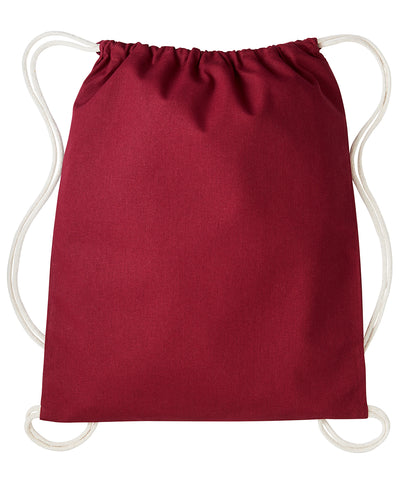 Gymsac with cords | burgundy/natural
