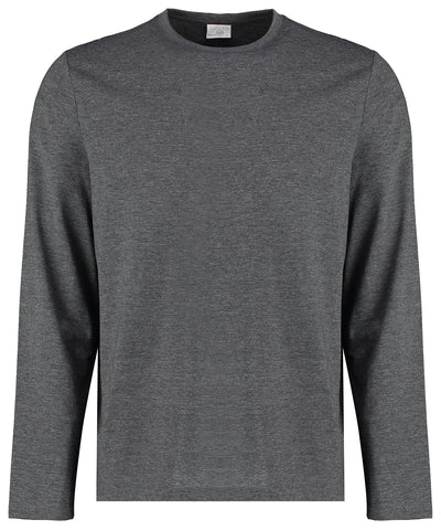 Long sleeve Superwash® 60C tee (fashion fit) | dark grey marl