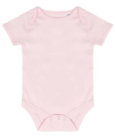 Essential short-sleeved bodysuit | pale pink