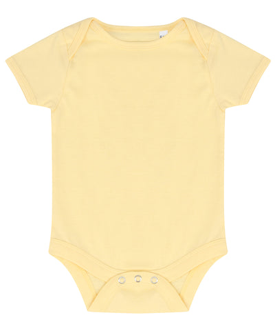 Essential short-sleeved bodysuit | Pale Yellow