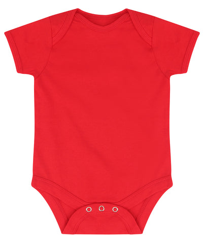 Essential short-sleeved bodysuit | red