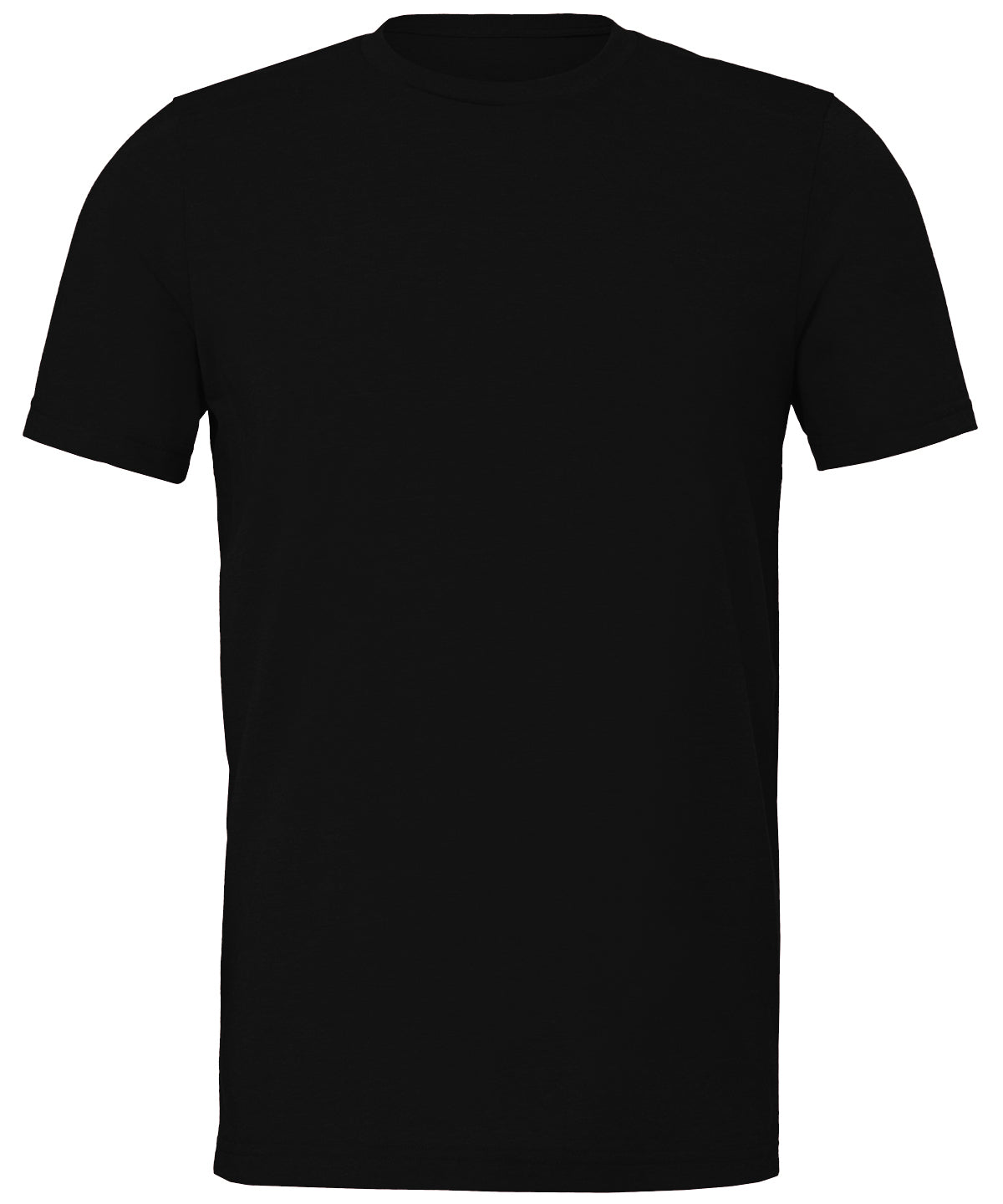Unisex sueded tee | solid black blend