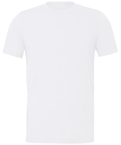 Unisex sueded tee | solid white blend