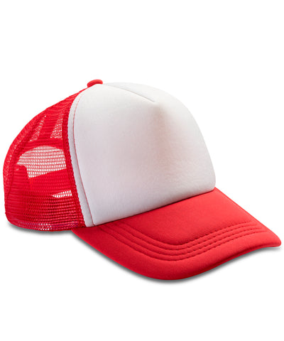 Core Detroit  mesh truckers cap | red/white