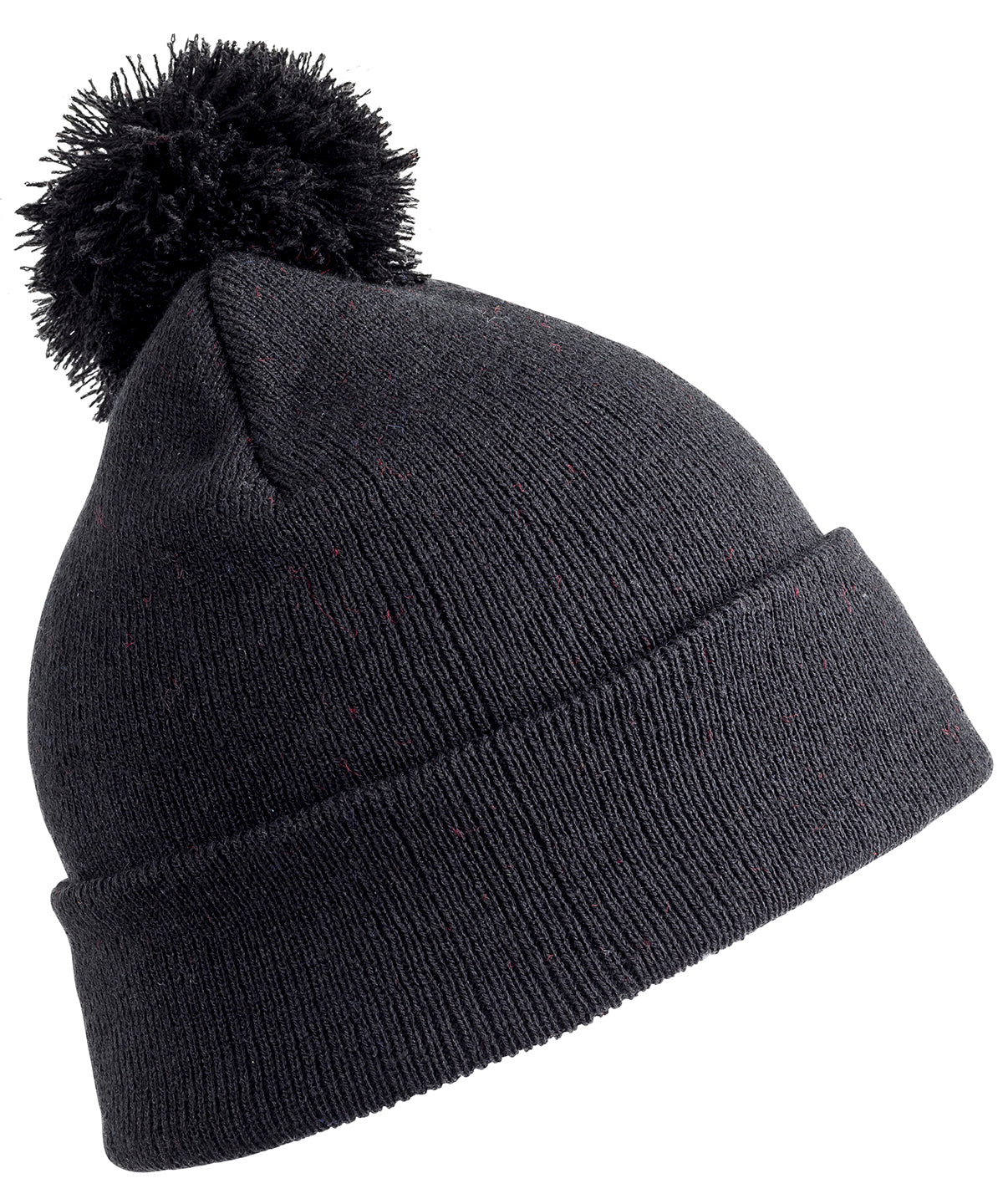 Junior pom pom beanie | black