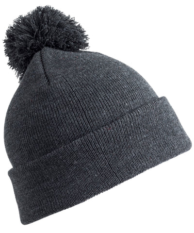 Junior pom pom beanie | grey