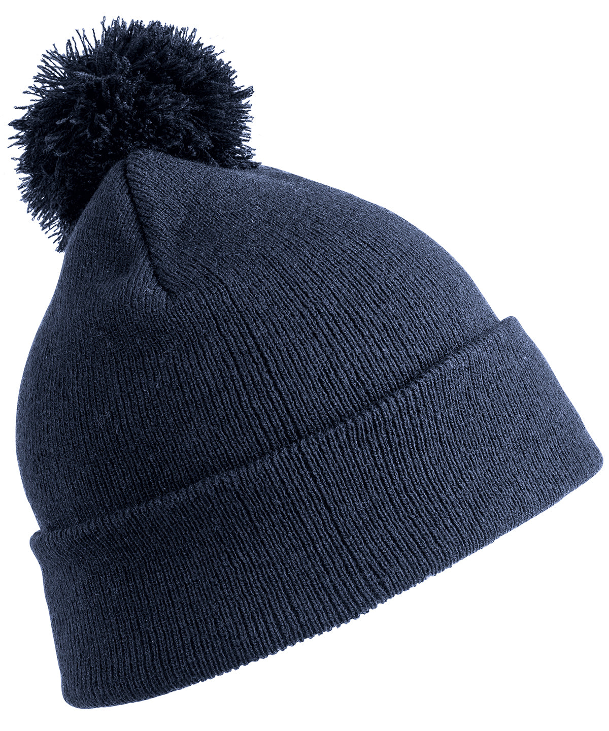 Junior pom pom beanie | navy