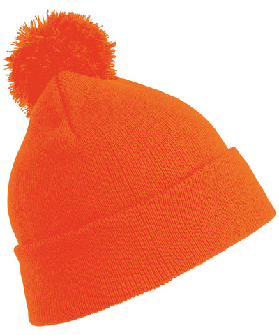 Pom pom beanie | flo orange