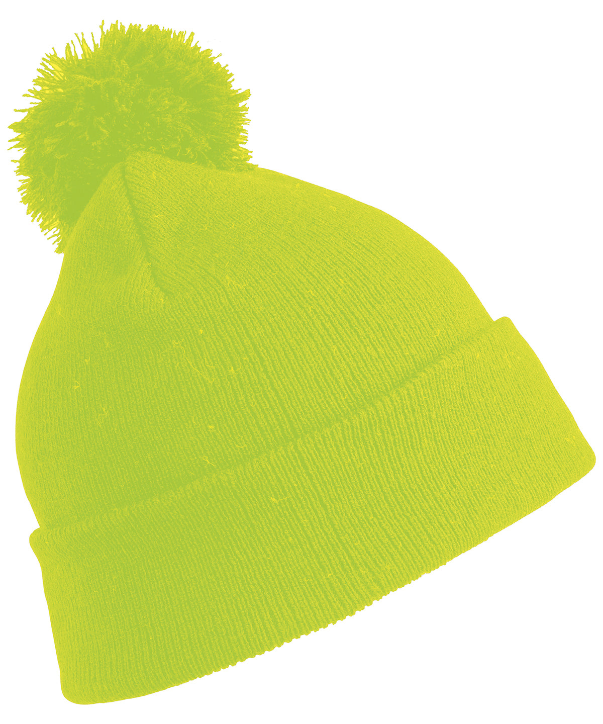 Pom pom beanie | flo yellow