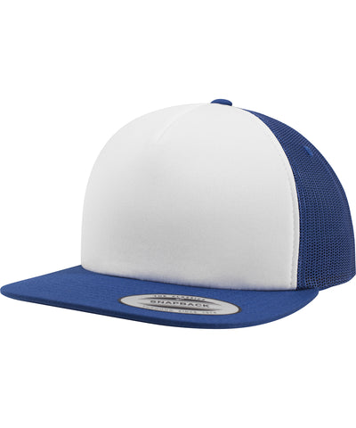 Foam trucker with white front (6005FW) | royal/white/royal