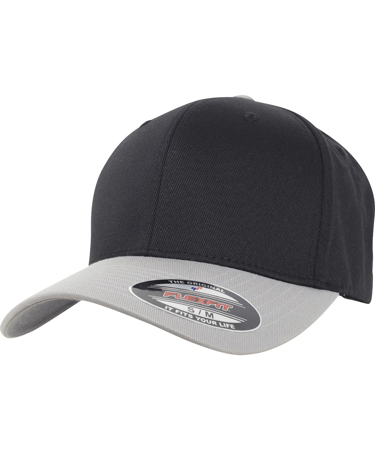 Flexfit woolly combed 2-tone (6277T) | black/silver