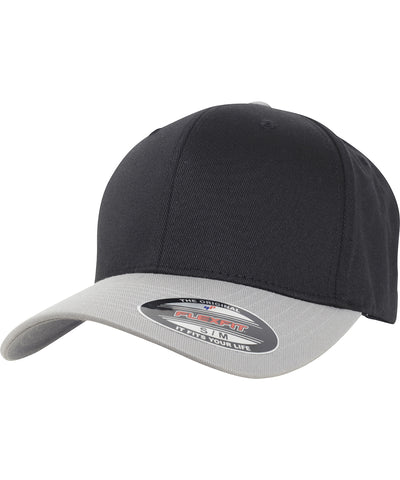 Flexfit woolly combed 2-tone (6277T) | black/silver