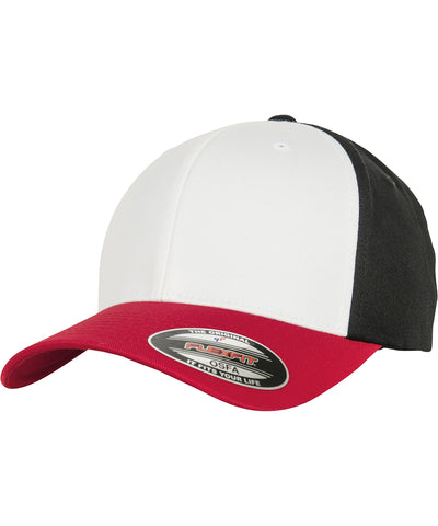 3-tone Flexfit (6277TT) | red/white/black