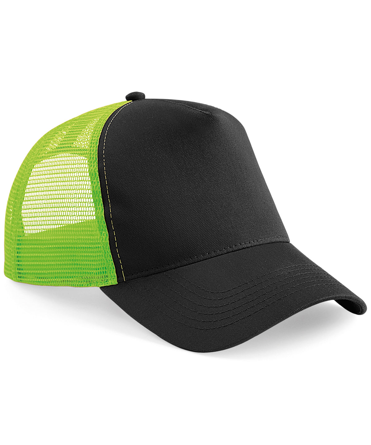 Snapback trucker | black/lime green