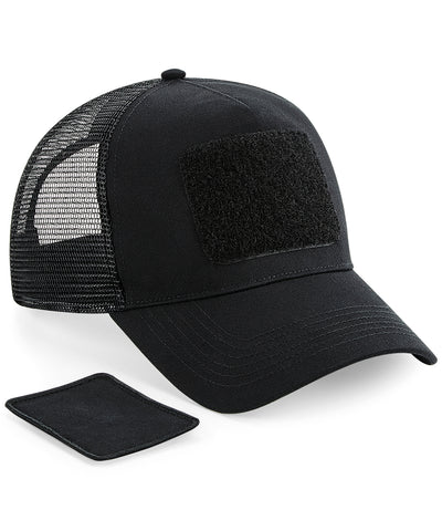 Patch snapback trucker | black