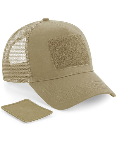 Patch snapback trucker | desert sand