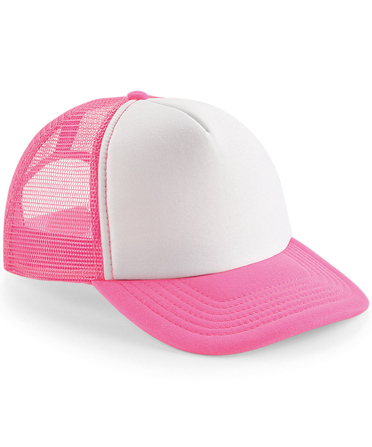 Vintage snapback trucker | fluorescent pink/white