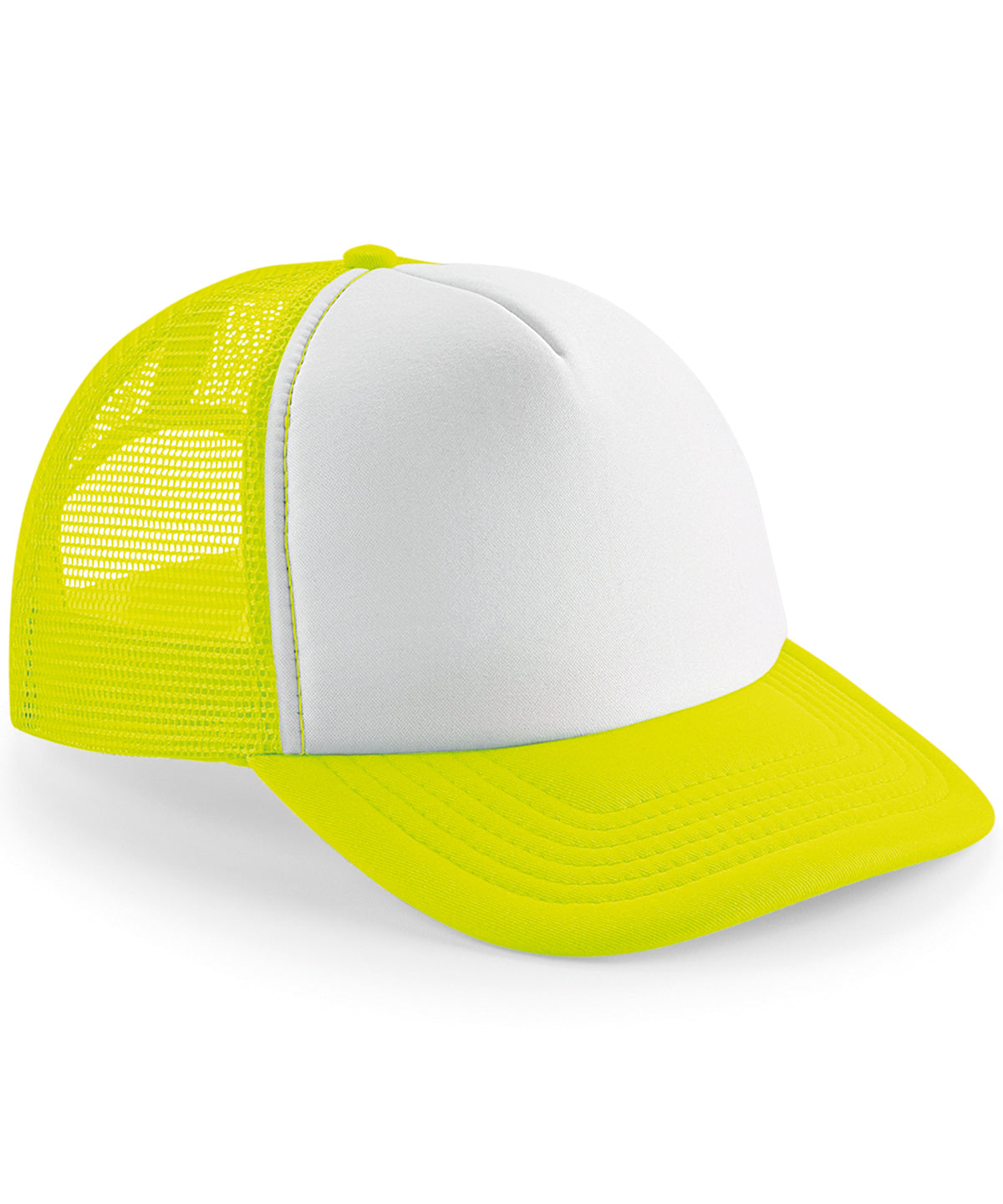 Vintage snapback trucker | fluorescent yellow/white