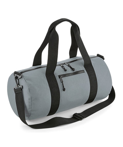 Recycled barrel bag | pure grey