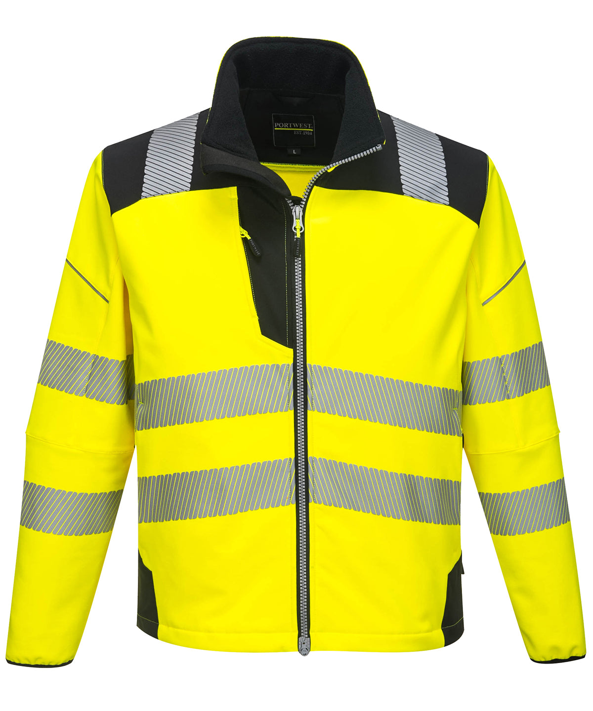 PW3 Hi-vis softshell jacket (T402) | yellow/black