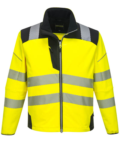 PW3 Hi-vis softshell jacket (T402) | yellow/black