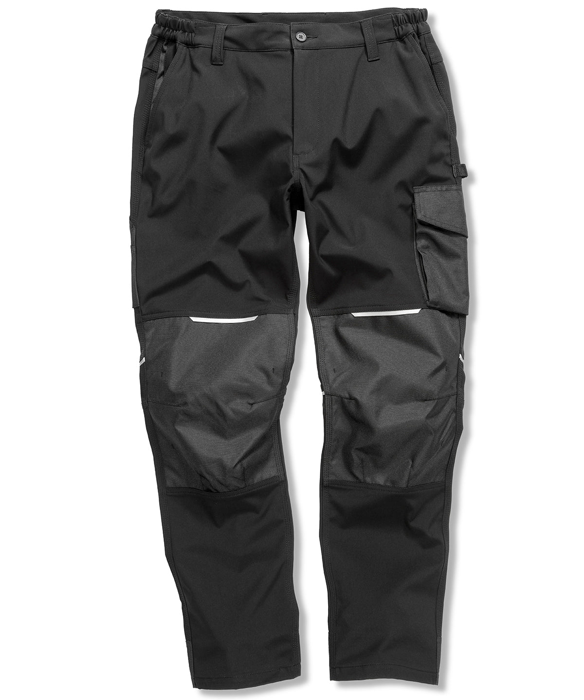 Slim softshell work trouser | black