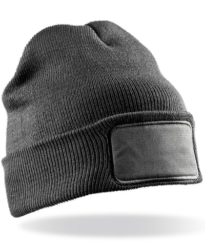 Double-knit printers beanie | grey