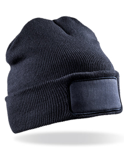 Double-knit printers beanie | navy