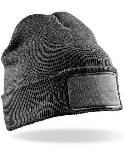 Double-knit Thinsulate printers beanie | grey